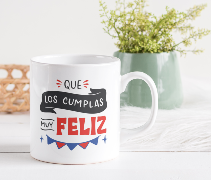 TAZA QUE LO CUMPLAS MUY FELIZ