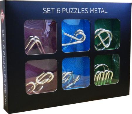 SET 6 PUZZLES METAL